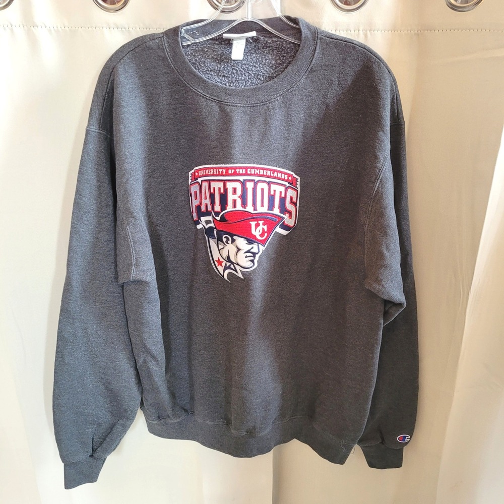 Champion Men Sweatshirt Large University of the Cumberlands Patriots Retro 21578